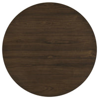 Hamlyn 5-piece Round Wood Dining Set Black and Walnut
