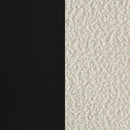 Kehoe Upholstered Dining Side Chair Cream and Black (Set of 2)