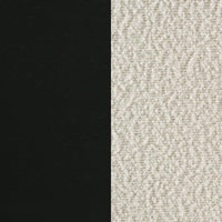 Kehoe Upholstered Dining Side Chair Cream and Black (Set of 2)
