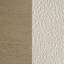 Kehoe Upholstered Dining Side Chair Cream and Natural Oak (Set of 2)
