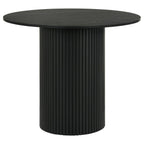 Home & Sleep Outlet - Hamlyn 5-piece Round Wood Counter Height Dining Set Black