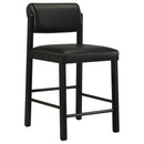 Hamlyn 5-piece Round Wood Counter Height Dining Set Black