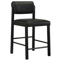 Hamlyn 5-piece Round Wood Counter Height Dining Set Black