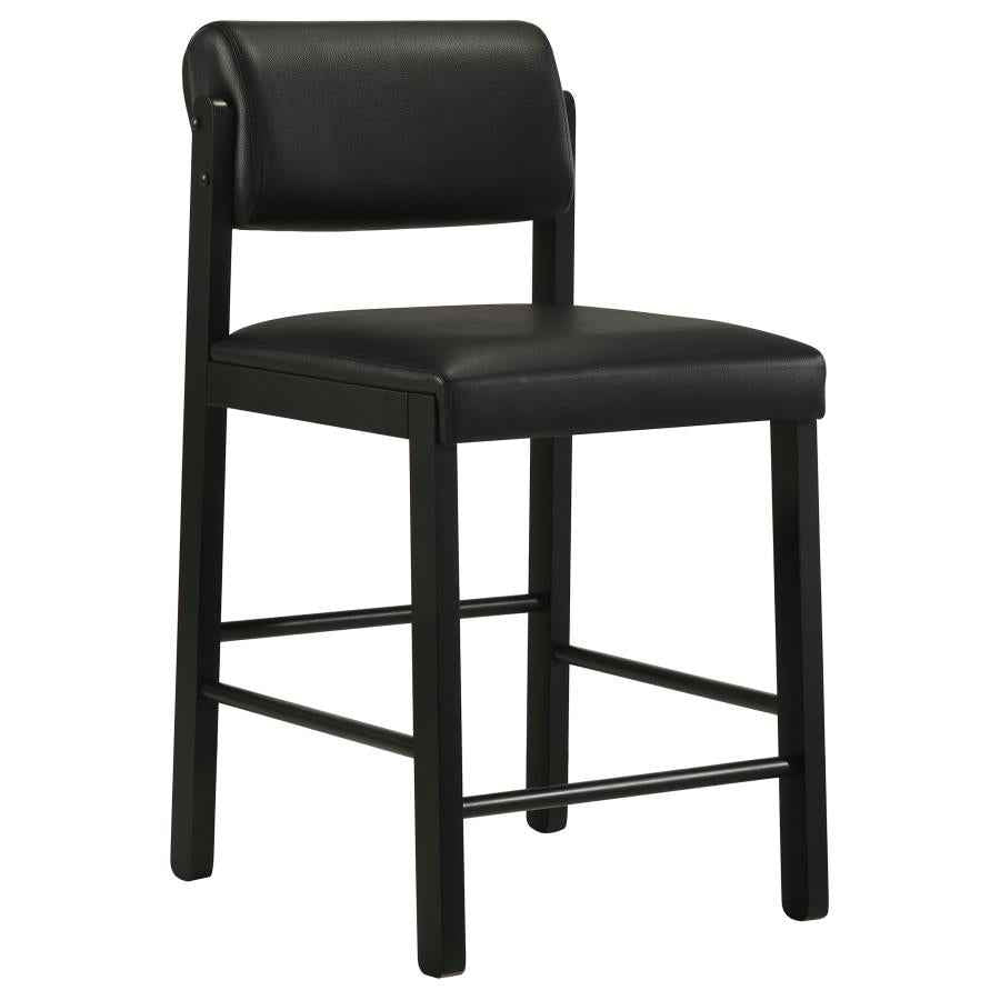 Hamlyn 5-piece Round Wood Counter Height Dining Set Black