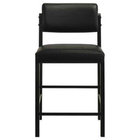 Hamlyn 5-piece Round Wood Counter Height Dining Set Black