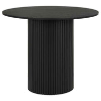 Hamlyn 5-piece Round Wood Counter Height Dining Set Cream and Black