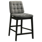 Home & Sleep Outlet - Hamlyn 5-piece Round Wood Counter Height Dining Set Grey and Black