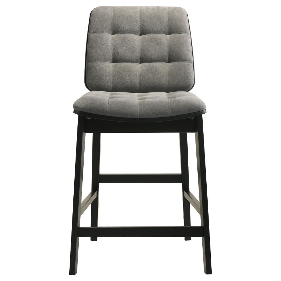 Home & Sleep Outlet - Hamlyn 5-piece Round Wood Counter Height Dining Set Grey and Black