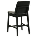 Home & Sleep Outlet - Hamlyn 5-piece Round Wood Counter Height Dining Set Grey and Black