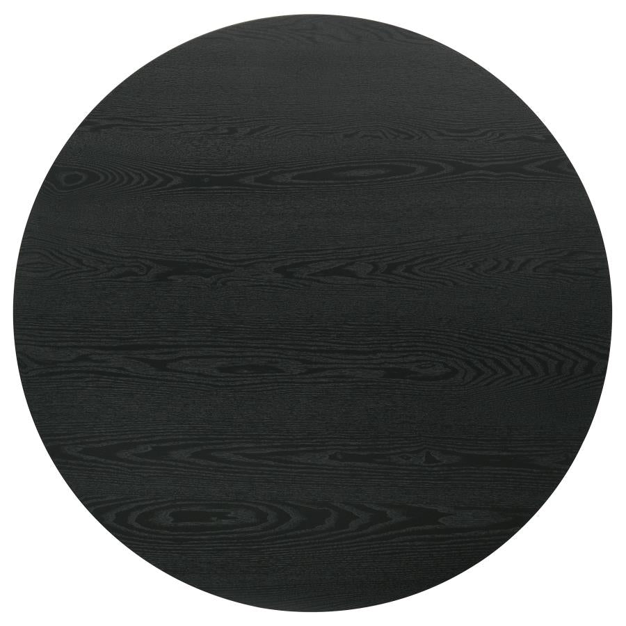 Home & Sleep Outlet - Hamlyn 43-inch Round Wood Counter Height Dining Table Black