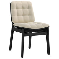 Strouse 5-piece Dining Set Cream and Black
