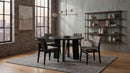 Strouse 5-piece Dining Set Grey and Black