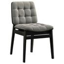 Strouse 5-piece Dining Set Grey and Black