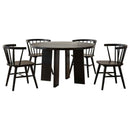 Strouse 5-piece Dining Set Black