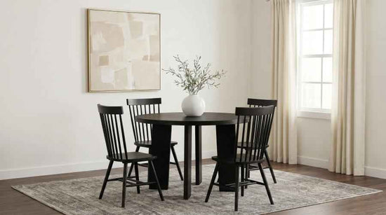 Strouse 5-piece Dining Set Black
