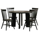 Strouse 5-piece Dining Set Black