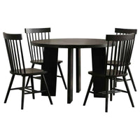 Strouse 5-piece Dining Set Black