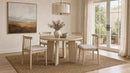 Strouse 5-piece Dining Set Wheat and Natural Oak