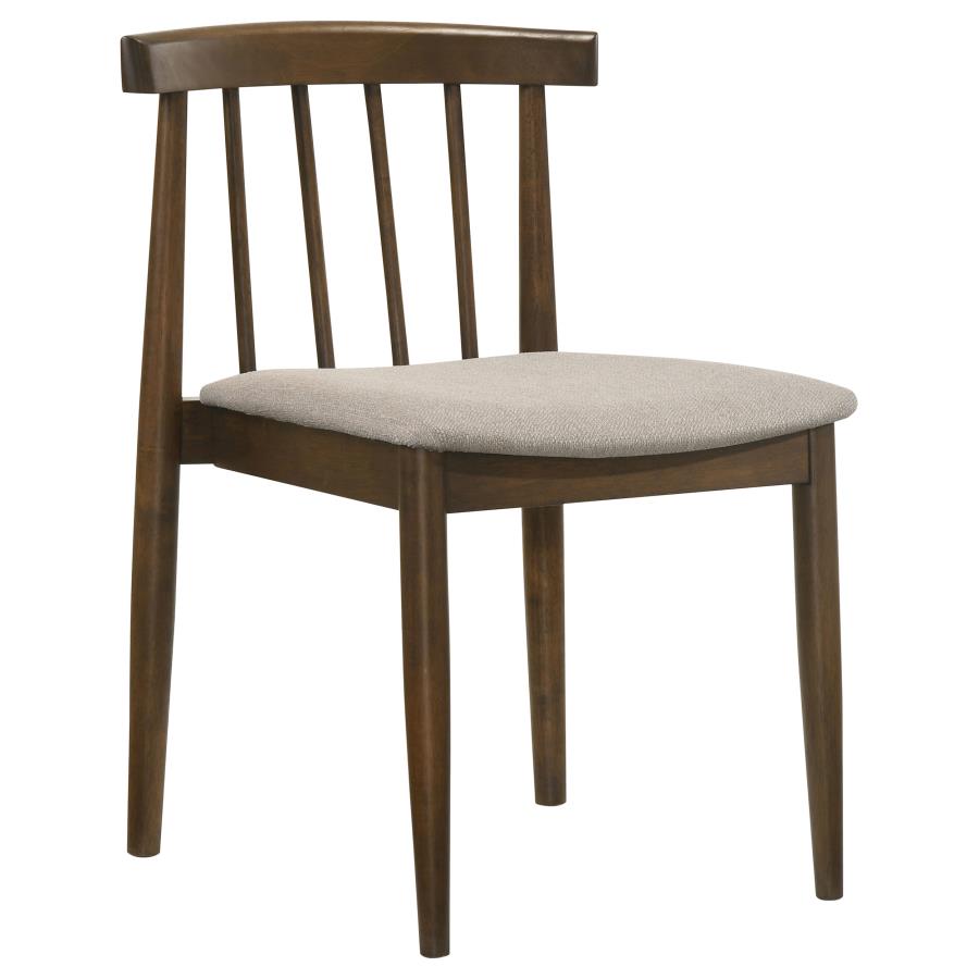 Home & Sleep Outlet - Strouse 5-piece Dining Set Wheat and Walnut
