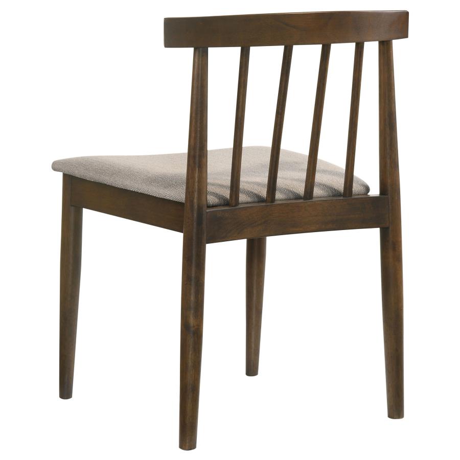 Home & Sleep Outlet - Strouse 5-piece Dining Set Wheat and Walnut