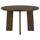 Strouse 5-piece Dining Set Black and Walnut