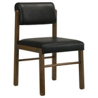 Home & Sleep Outlet - Strouse 5-piece Dining Set Black and Walnut