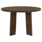 Home & Sleep Outlet - Strouse 5-piece Dining Set Cream and Walnut