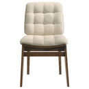Strouse 5-piece Dining Set Cream and Walnut