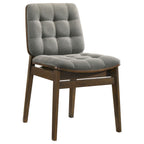 Home & Sleep Outlet - Strouse 5-piece Dining Set Grey and Walnut