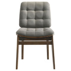 Home & Sleep Outlet - Strouse 5-piece Dining Set Grey and Walnut