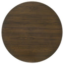 Strouse 47-inch Round Wood Dining Room Table Walnut