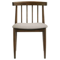 Cullen Dining Side Chair Upholstered Seat Walnut (Set of 2)