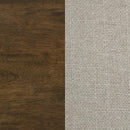 Cullen Dining Side Chair Upholstered Seat Walnut (Set of 2)