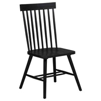 Decker 7-piece 82-inch Rectangular Dining Set Black