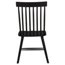 Decker 7-piece 82-inch Rectangular Dining Set Black