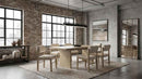 Decker 7-piece 82-inch Rectangular Dining Set Cream and Natural Oak