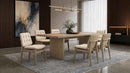 Decker 7-piece 82-inch Rectangular Dining Set Cream and Natural Oak