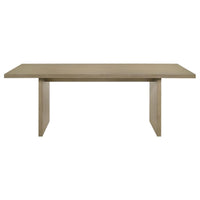 Decker 7-piece 82-inch Rectangular Dining Set Cream and Natural Oak