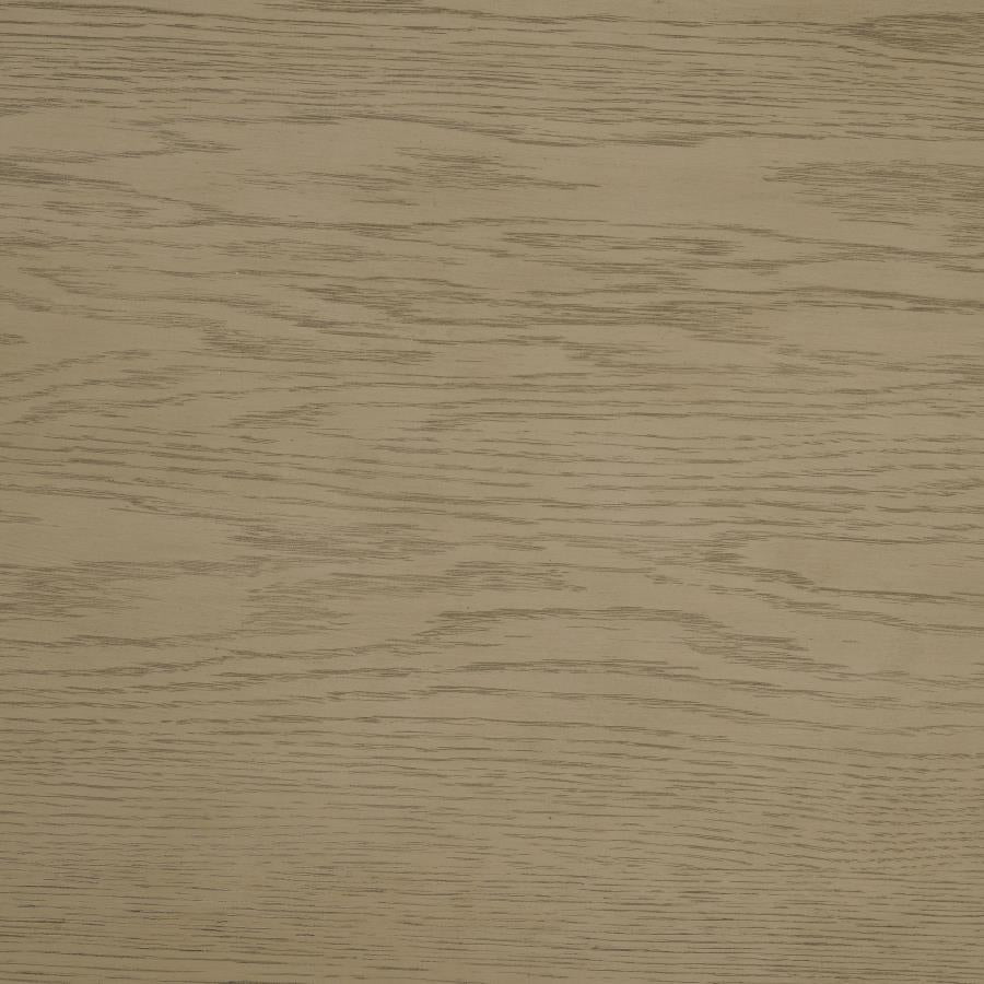 Decker 7-piece 82-inch Rectangular Dining Set Cream and Natural Oak