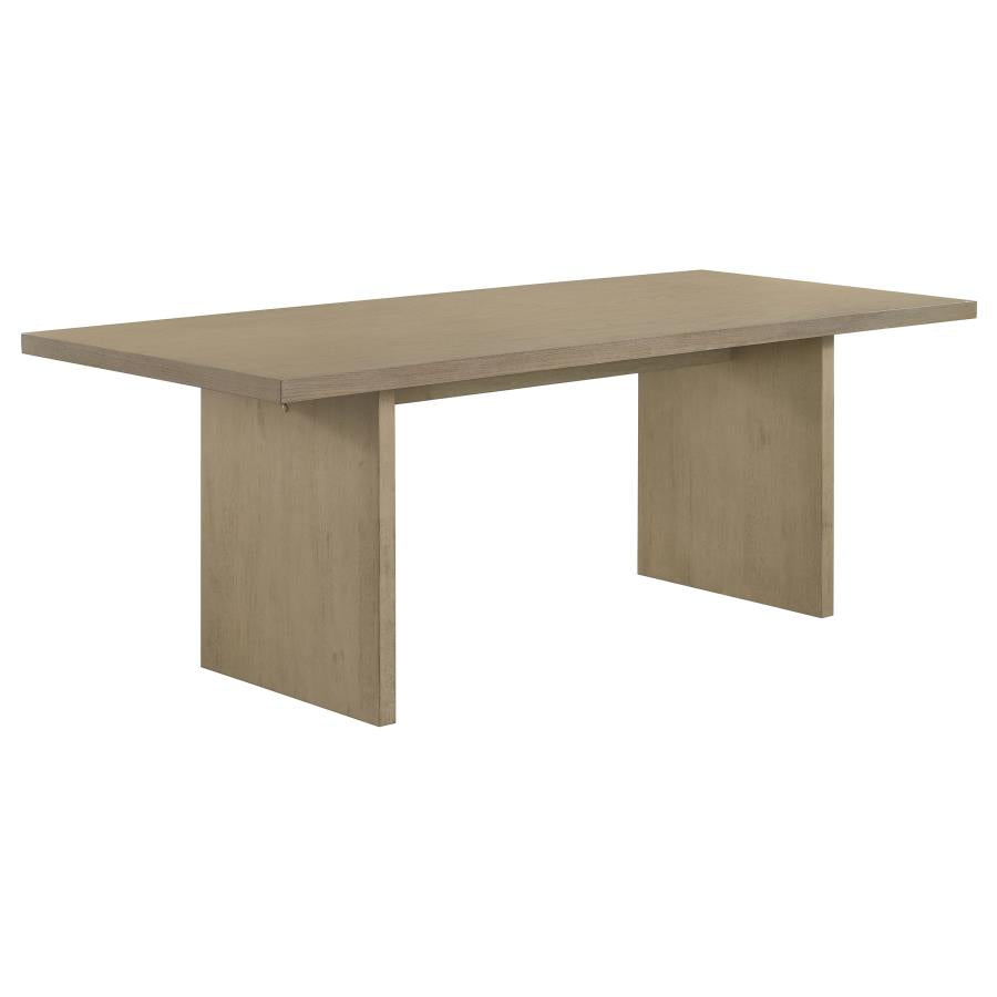 Home & Sleep Outlet - Decker 82-inch Rectangular Wood Dining Table Natural Oak