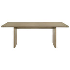 Home & Sleep Outlet - Decker 82-inch Rectangular Wood Dining Table Natural Oak