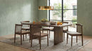 Decker 7-piece 82-inch Rectangular Dining Set Wheat and Walnut