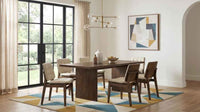 Decker 7-piece 82-inch Rectangular Dining Set Cream and Walnut