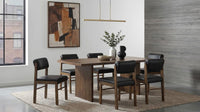 Decker 82-inch Rectangular Wood Dining Table Walnut
