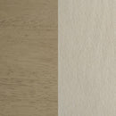 Redbridge Upholstered Side Chair Cream and Natural Oak (Set of 2)