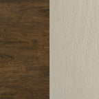 Home & Sleep Outlet - Redbridge Velvet Upholstered Side Chair Cream and Walnut (Set of 2)