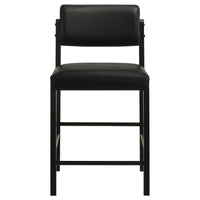 Decker 7-piece 70-inch Rectangular Counter Height Dining Set Black