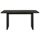 Decker 70-inch Rectangular Wood Counter Height Dining Table Black
