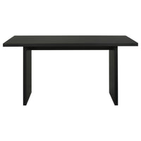 Decker 70-inch Rectangular Wood Counter Height Dining Table Black