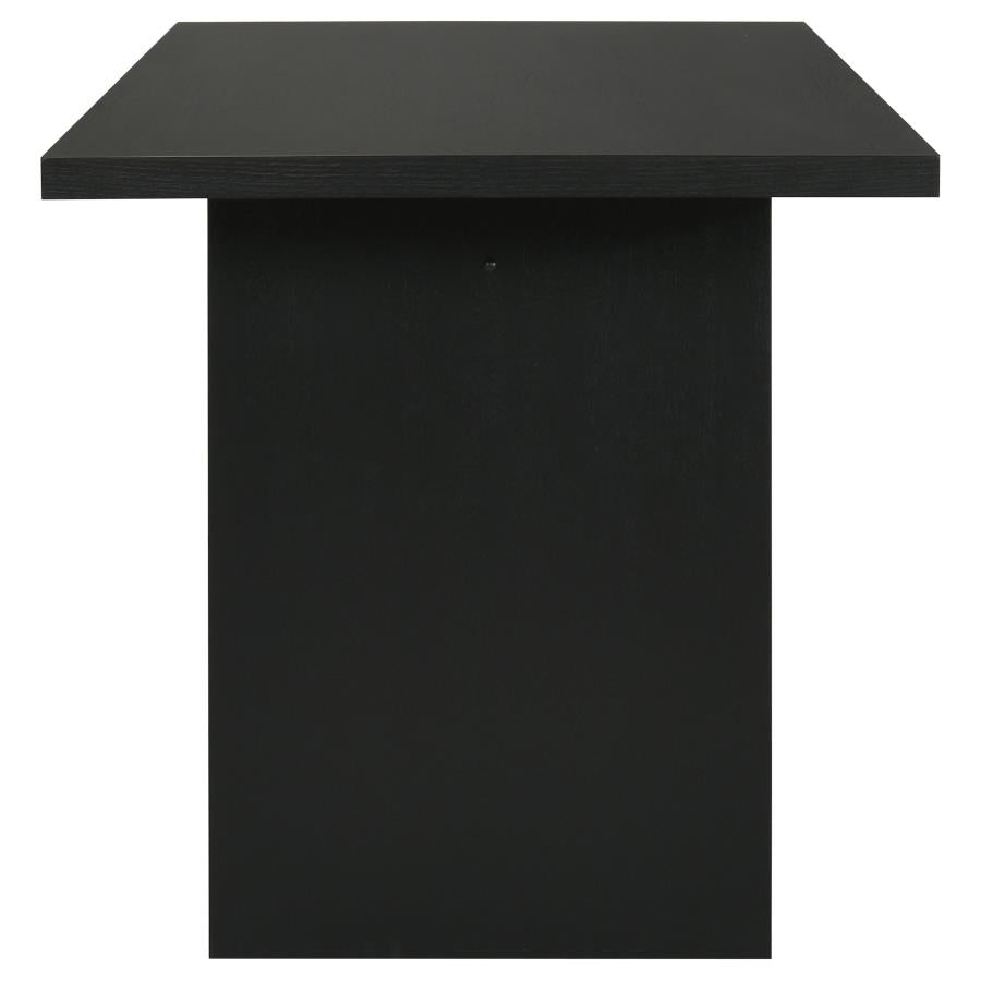 Home & Sleep Outlet - Decker 70-inch Rectangular Wood Counter Height Dining Table Black